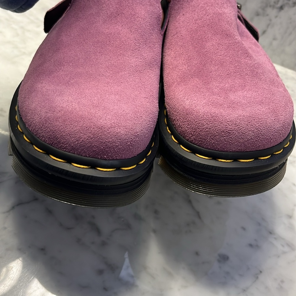 Dr Martens Zebzag Suede Slingback Platform Mule size 10 NEW - Picture 12 of 15